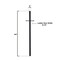 Westinghouse Fixture Accessory Outdoor Post with Ladder Rest, Textured Black Steel 6123400 - alternate 6